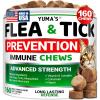 image:imageFlea and Tick Prevention for Dogs Chewables  170 Treats  Natural Dog Flea and Tick Treatment Chewable Supplement  Oral Pills  All Breeds amp Ages  Soft Chews  Made in USA  Chicken FlavorCats